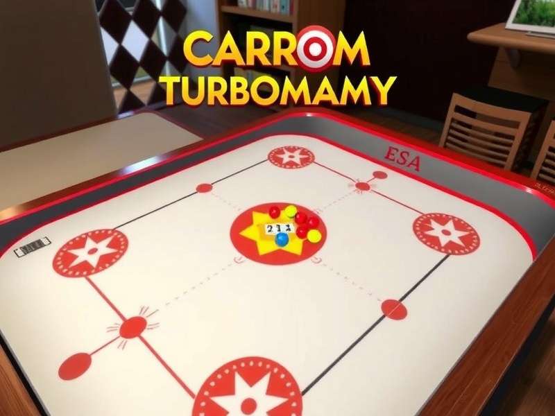 Carrom Turbo Supremacy blending traditional Indian carrom with digital gameplay
